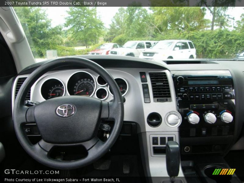 Black / Beige 2007 Toyota Tundra SR5 TRD Double Cab