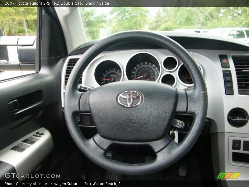 Black / Beige 2007 Toyota Tundra SR5 TRD Double Cab