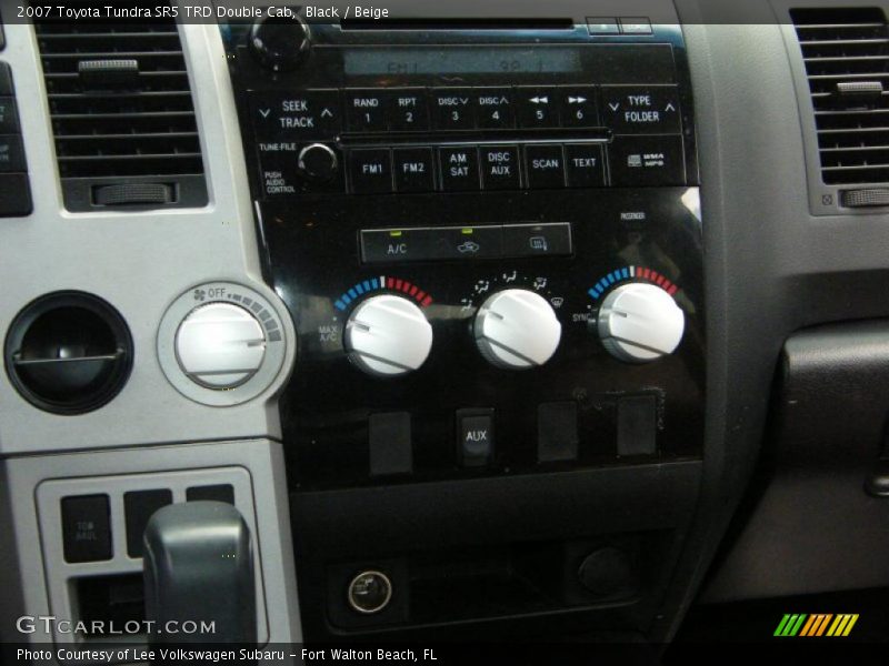 Black / Beige 2007 Toyota Tundra SR5 TRD Double Cab