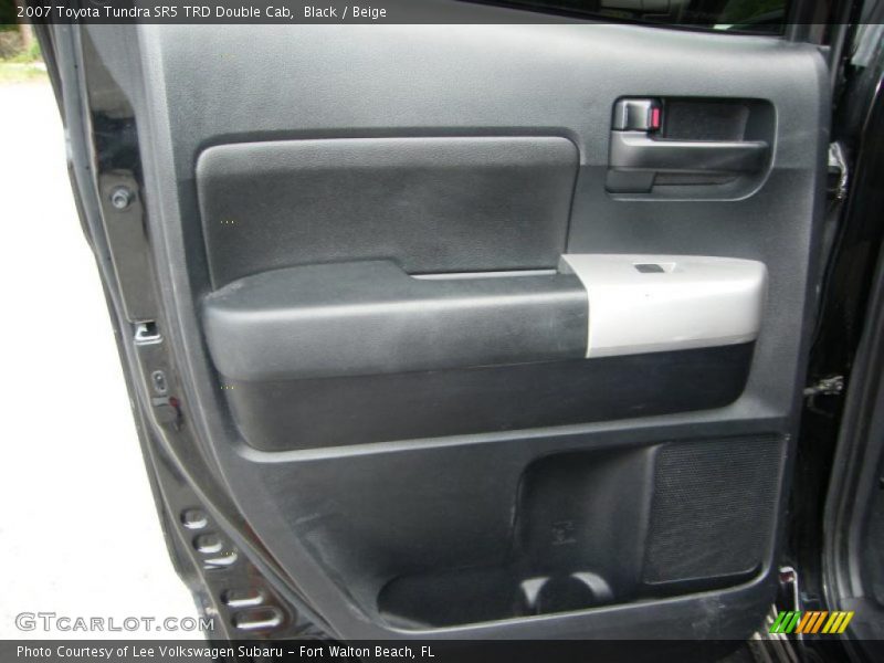 Black / Beige 2007 Toyota Tundra SR5 TRD Double Cab