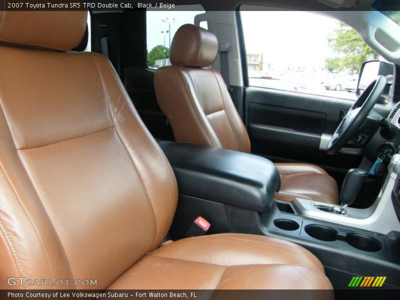 Black / Beige 2007 Toyota Tundra SR5 TRD Double Cab