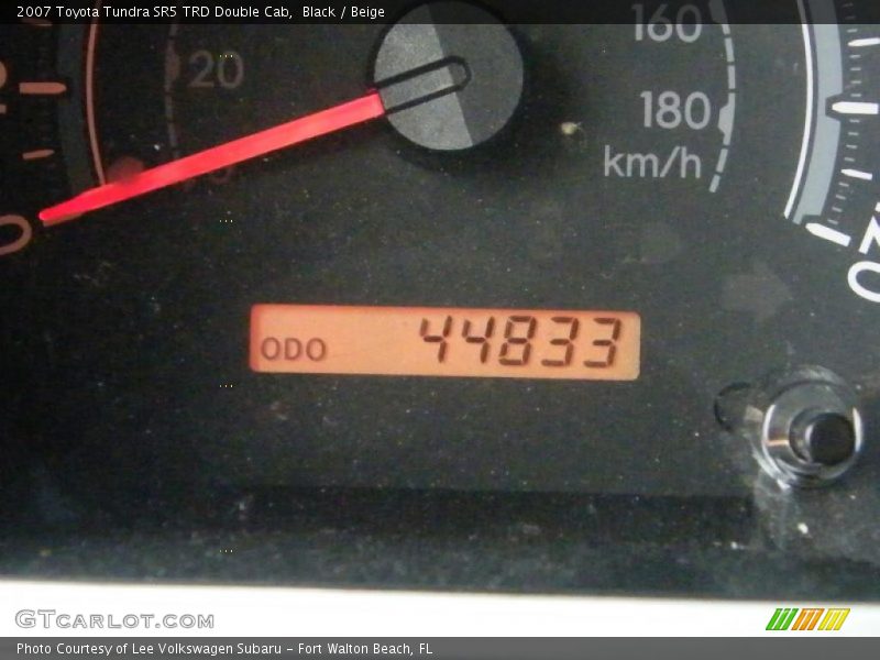 Black / Beige 2007 Toyota Tundra SR5 TRD Double Cab