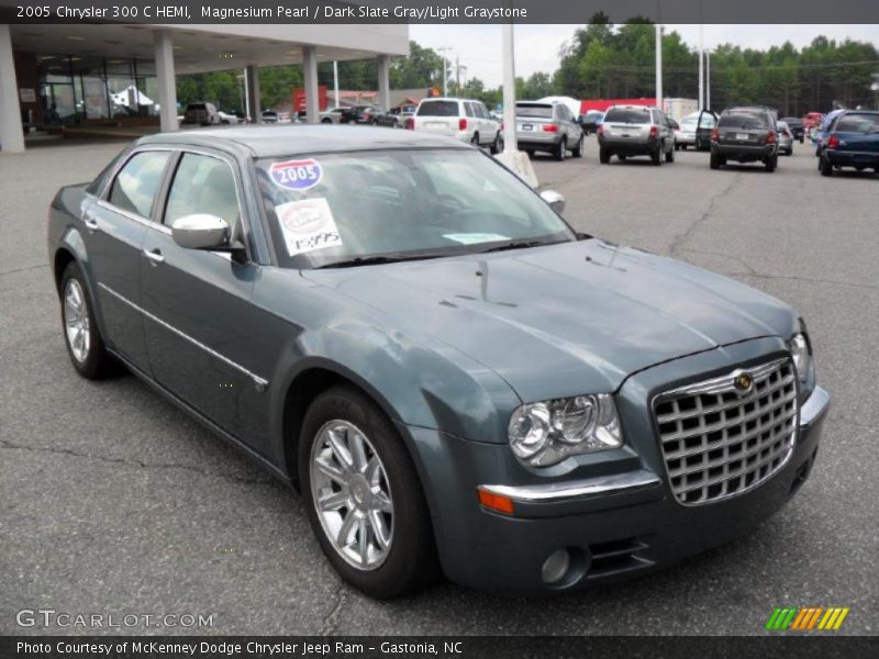 Magnesium Pearl / Dark Slate Gray/Light Graystone 2005 Chrysler 300 C HEMI