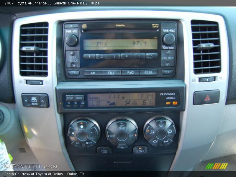 Galactic Gray Mica / Taupe 2007 Toyota 4Runner SR5