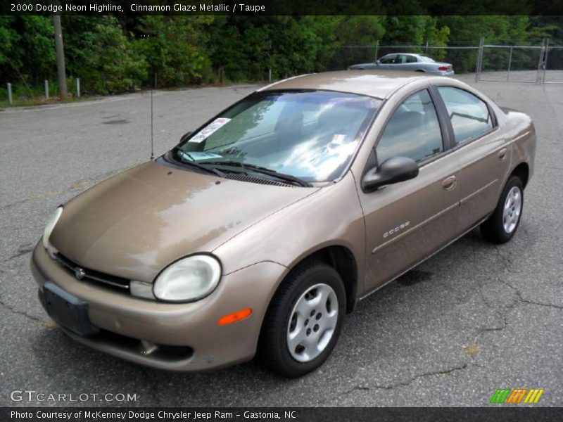 Cinnamon Glaze Metallic / Taupe 2000 Dodge Neon Highline