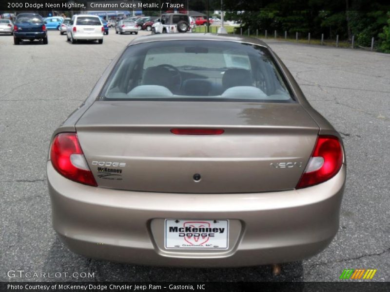 Cinnamon Glaze Metallic / Taupe 2000 Dodge Neon Highline