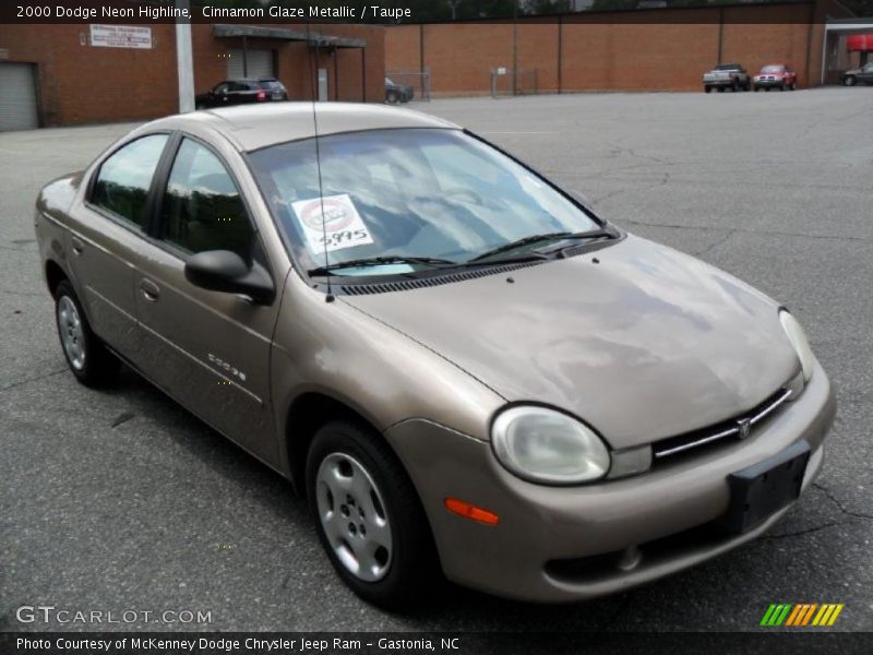 Cinnamon Glaze Metallic / Taupe 2000 Dodge Neon Highline