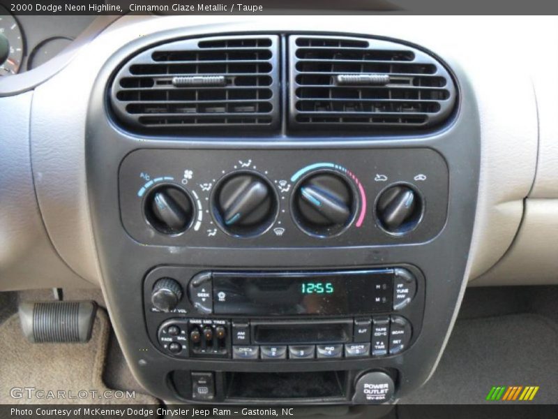 Cinnamon Glaze Metallic / Taupe 2000 Dodge Neon Highline