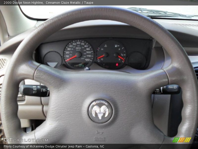 Cinnamon Glaze Metallic / Taupe 2000 Dodge Neon Highline