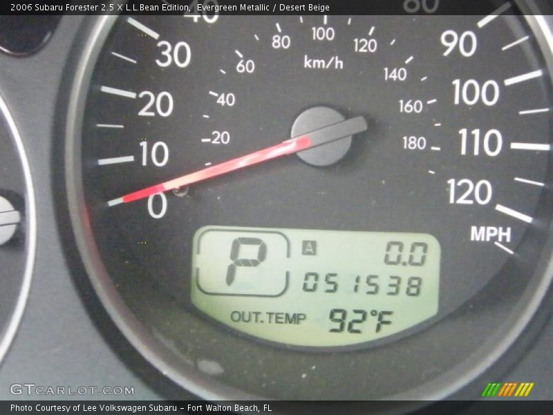 Evergreen Metallic / Desert Beige 2006 Subaru Forester 2.5 X L.L.Bean Edition