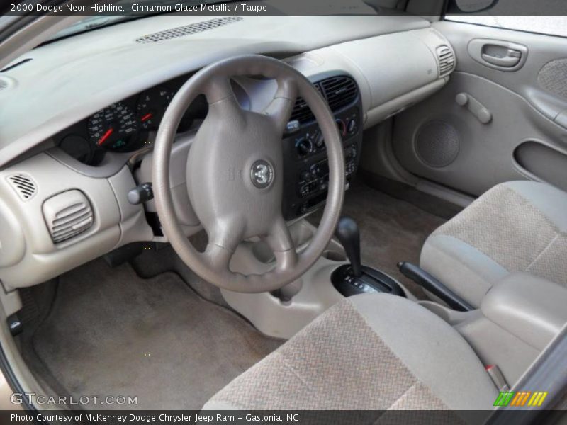 Cinnamon Glaze Metallic / Taupe 2000 Dodge Neon Highline