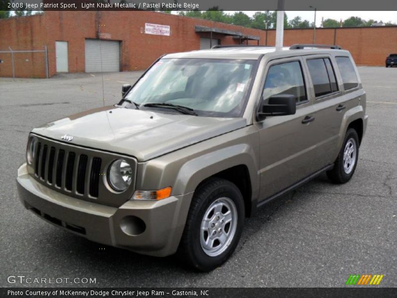 Light Khaki Metallic / Pastel Pebble Beige 2008 Jeep Patriot Sport