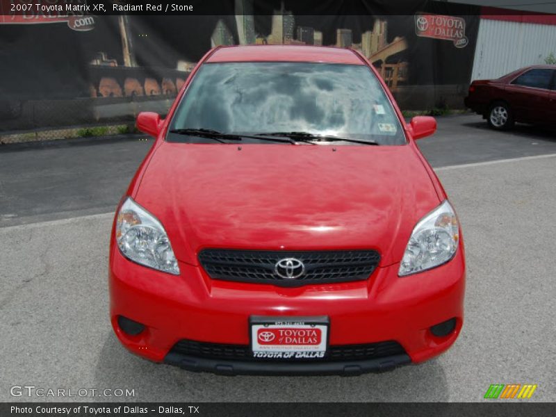 Radiant Red / Stone 2007 Toyota Matrix XR