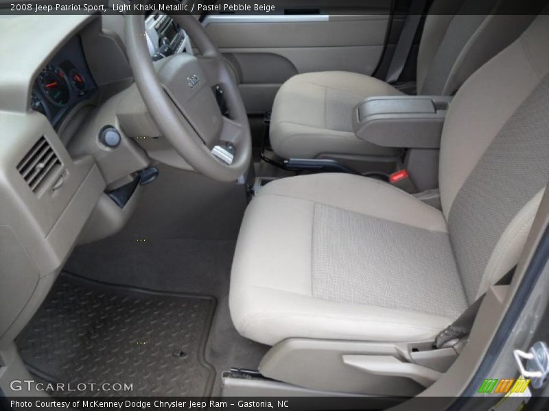 Light Khaki Metallic / Pastel Pebble Beige 2008 Jeep Patriot Sport