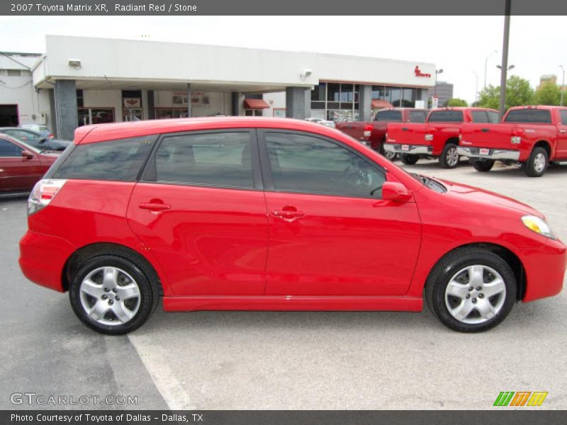 Radiant Red / Stone 2007 Toyota Matrix XR