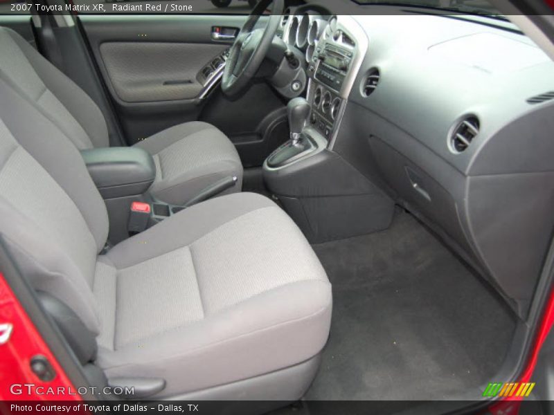 Radiant Red / Stone 2007 Toyota Matrix XR