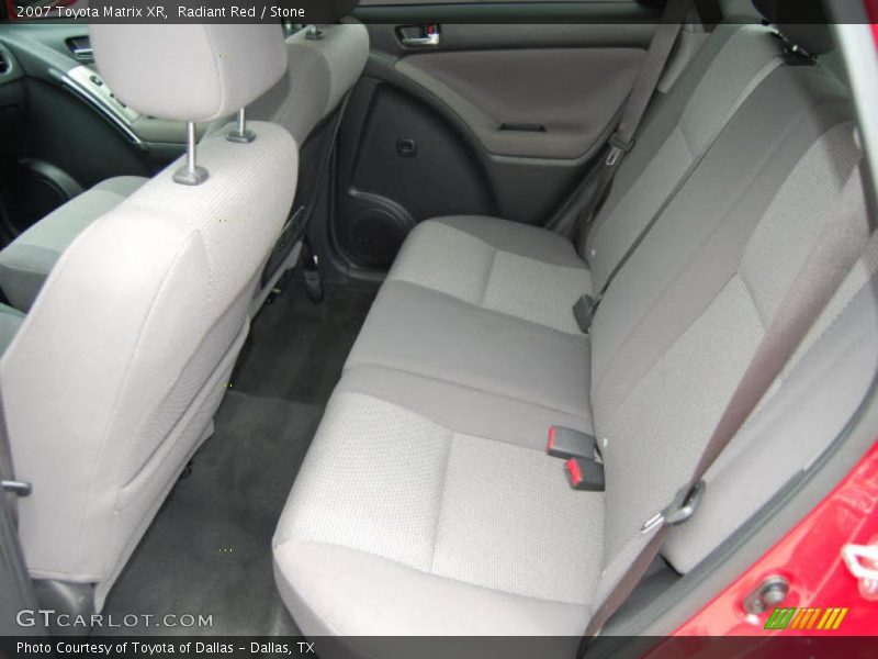Radiant Red / Stone 2007 Toyota Matrix XR