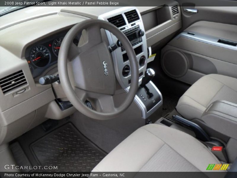 Light Khaki Metallic / Pastel Pebble Beige 2008 Jeep Patriot Sport