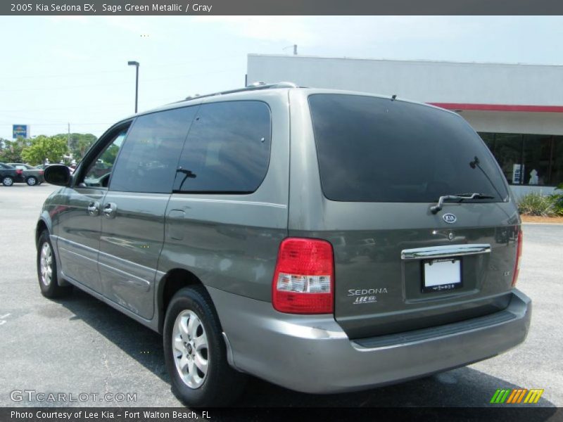 Sage Green Metallic / Gray 2005 Kia Sedona EX
