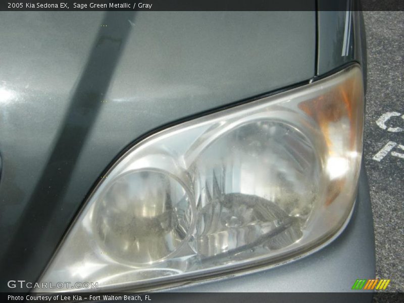 Sage Green Metallic / Gray 2005 Kia Sedona EX