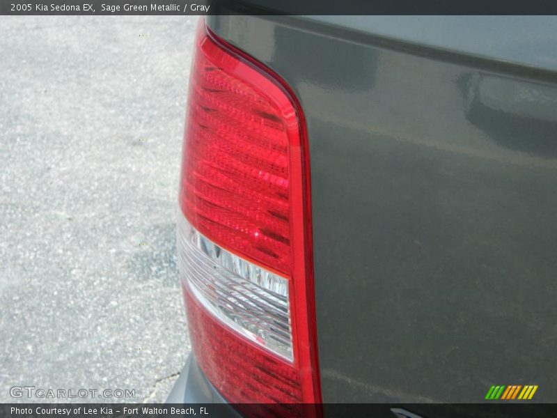 Sage Green Metallic / Gray 2005 Kia Sedona EX