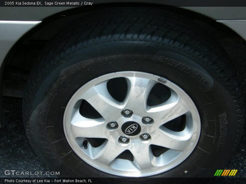 Sage Green Metallic / Gray 2005 Kia Sedona EX