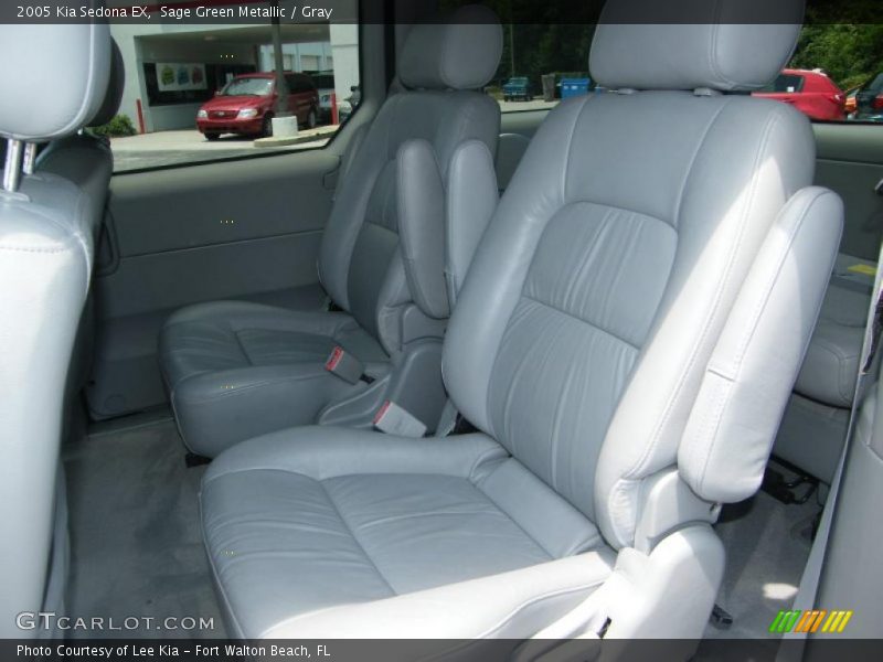 Sage Green Metallic / Gray 2005 Kia Sedona EX