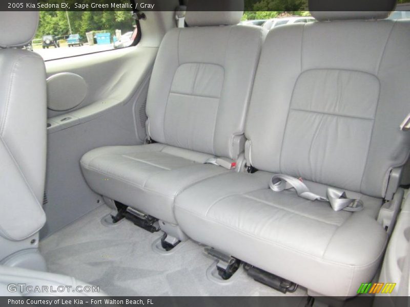 Sage Green Metallic / Gray 2005 Kia Sedona EX