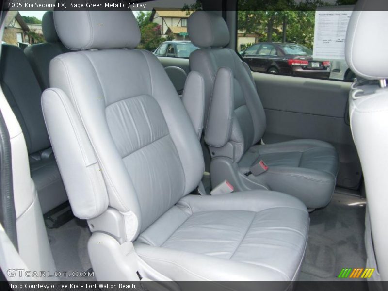 Sage Green Metallic / Gray 2005 Kia Sedona EX