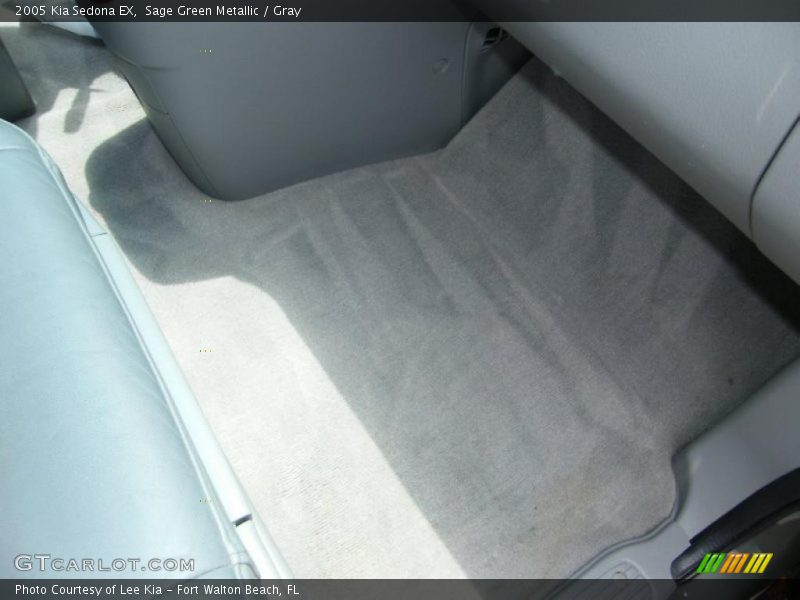 Sage Green Metallic / Gray 2005 Kia Sedona EX