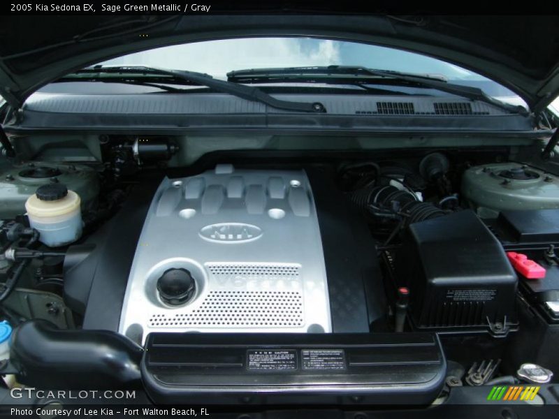 Sage Green Metallic / Gray 2005 Kia Sedona EX