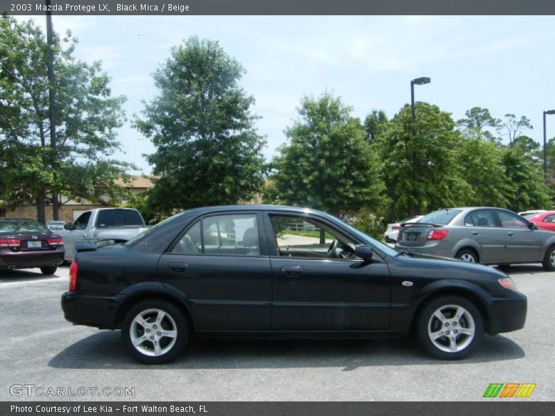 Black Mica / Beige 2003 Mazda Protege LX