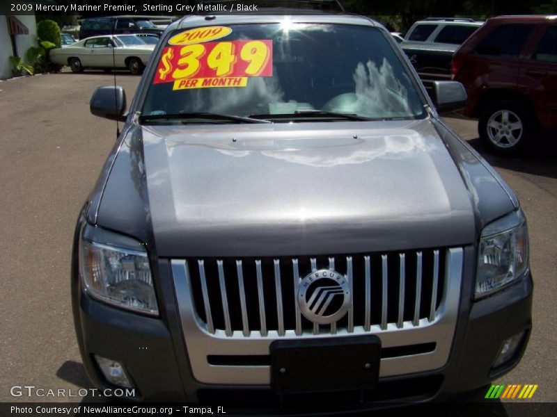 Sterling Grey Metallic / Black 2009 Mercury Mariner Premier
