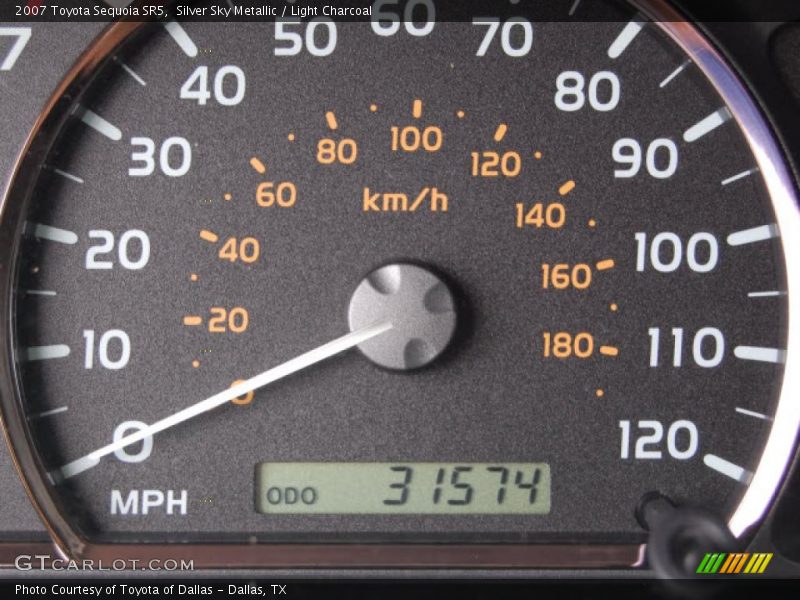 Silver Sky Metallic / Light Charcoal 2007 Toyota Sequoia SR5