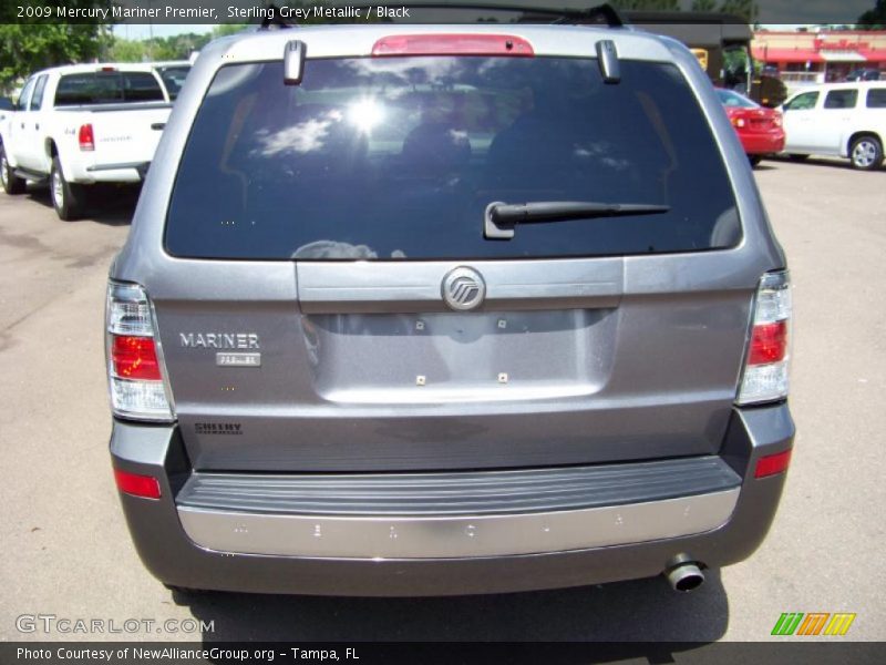 Sterling Grey Metallic / Black 2009 Mercury Mariner Premier