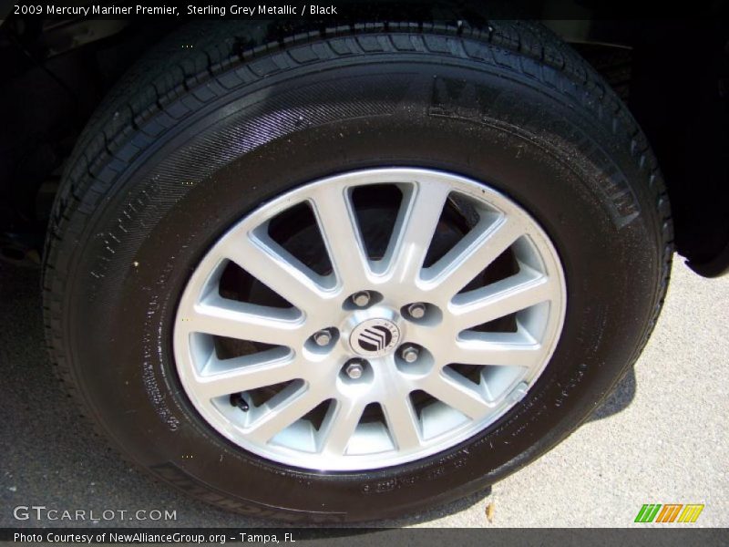 Sterling Grey Metallic / Black 2009 Mercury Mariner Premier