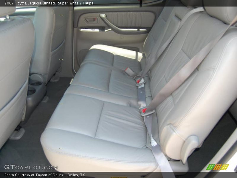 Super White / Taupe 2007 Toyota Sequoia Limited