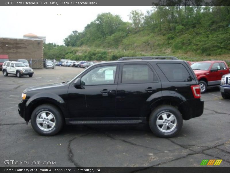 Black / Charcoal Black 2010 Ford Escape XLT V6 4WD