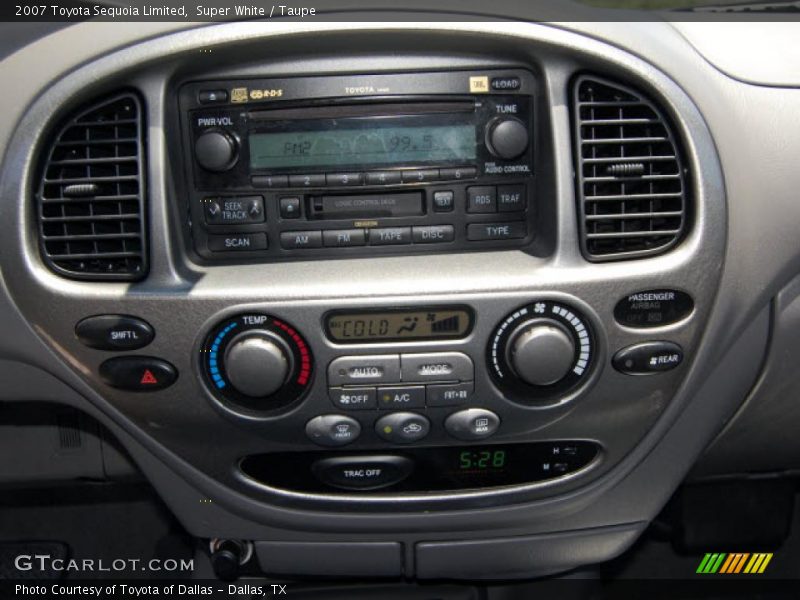Super White / Taupe 2007 Toyota Sequoia Limited