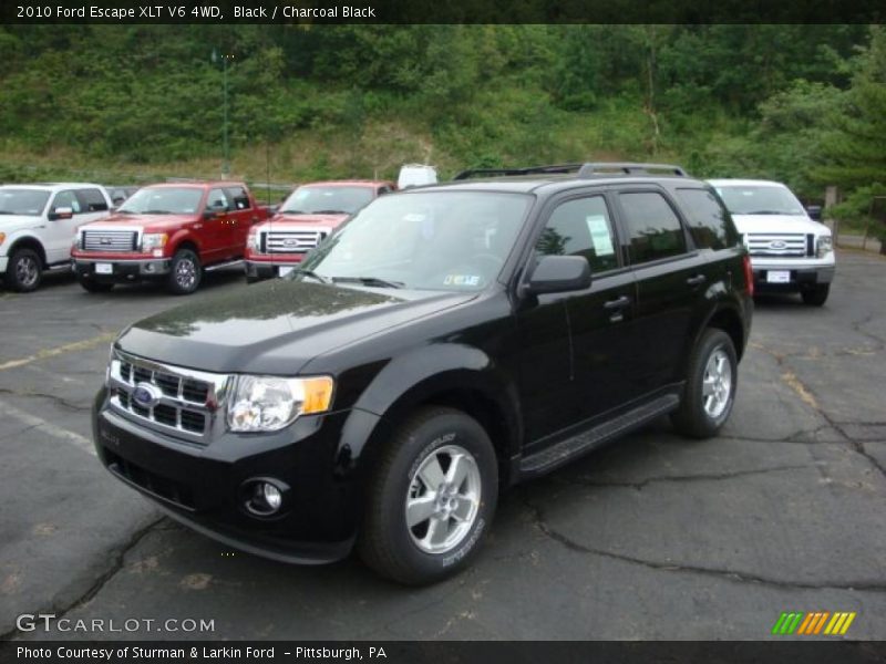 Black / Charcoal Black 2010 Ford Escape XLT V6 4WD