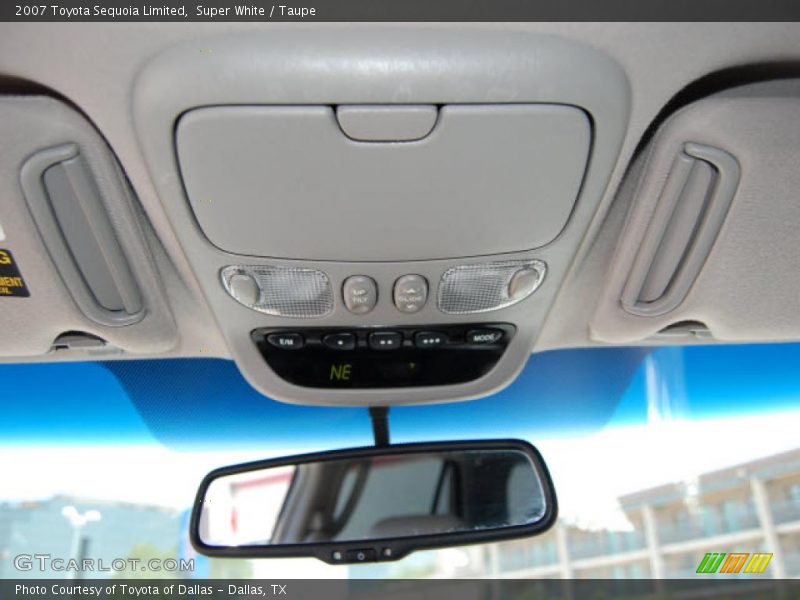 Super White / Taupe 2007 Toyota Sequoia Limited