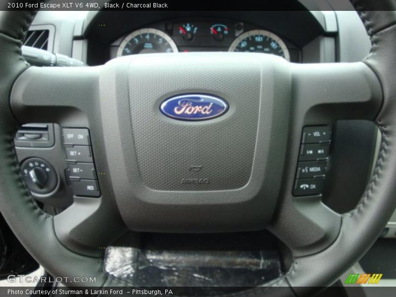 Black / Charcoal Black 2010 Ford Escape XLT V6 4WD