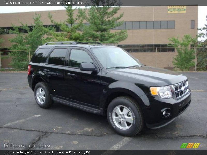 Black / Charcoal Black 2010 Ford Escape XLT V6 4WD