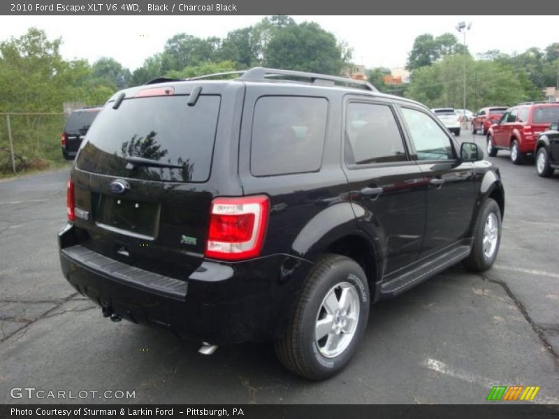 Black / Charcoal Black 2010 Ford Escape XLT V6 4WD