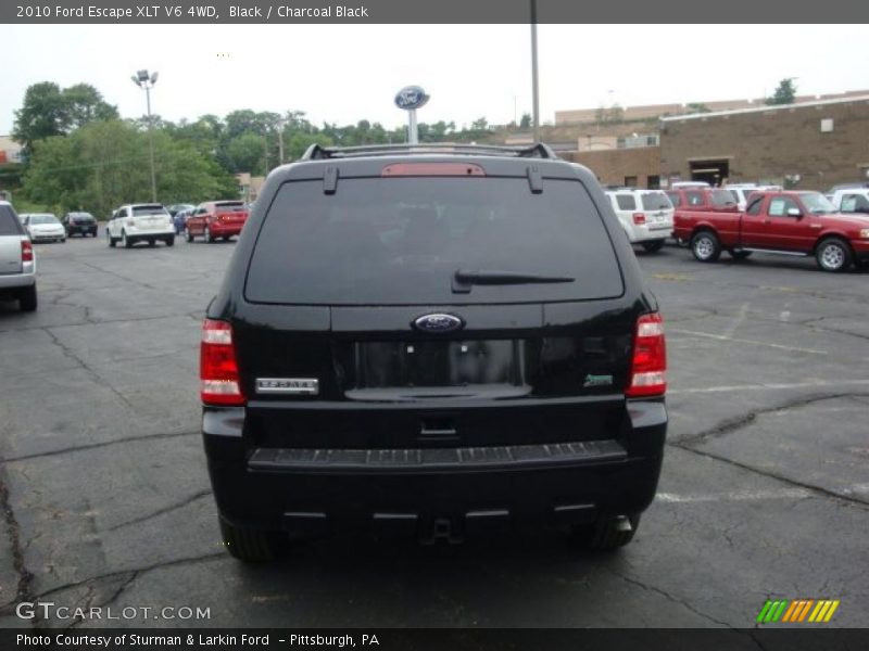 Black / Charcoal Black 2010 Ford Escape XLT V6 4WD