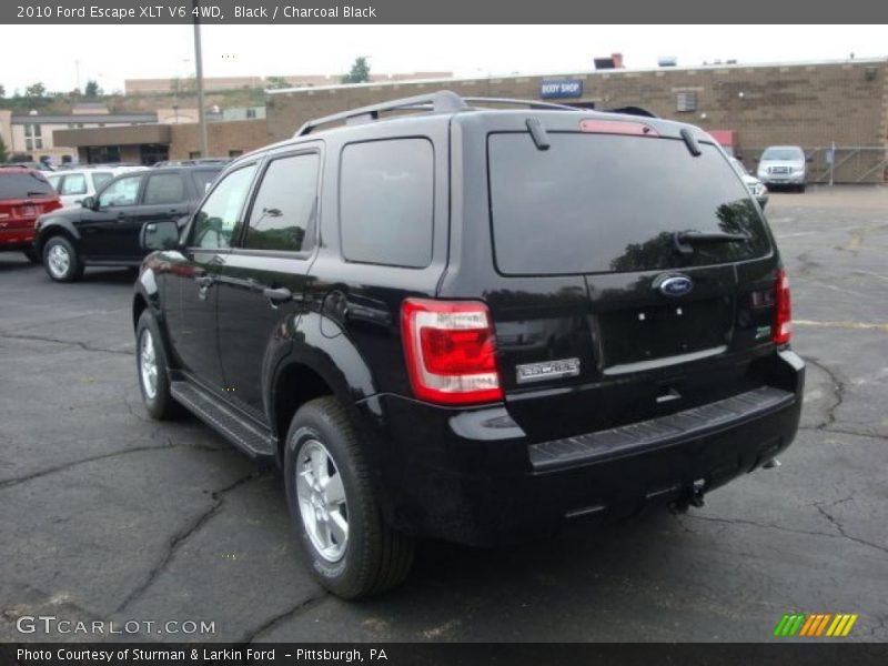 Black / Charcoal Black 2010 Ford Escape XLT V6 4WD