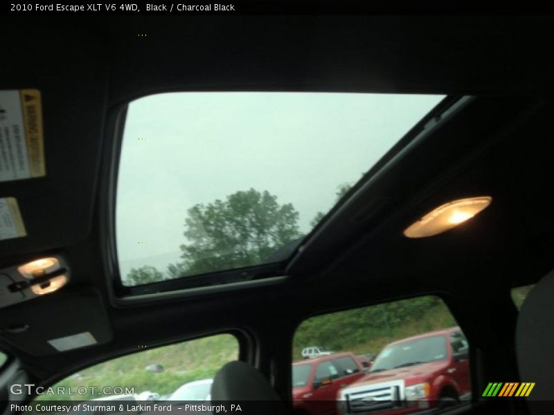 Black / Charcoal Black 2010 Ford Escape XLT V6 4WD