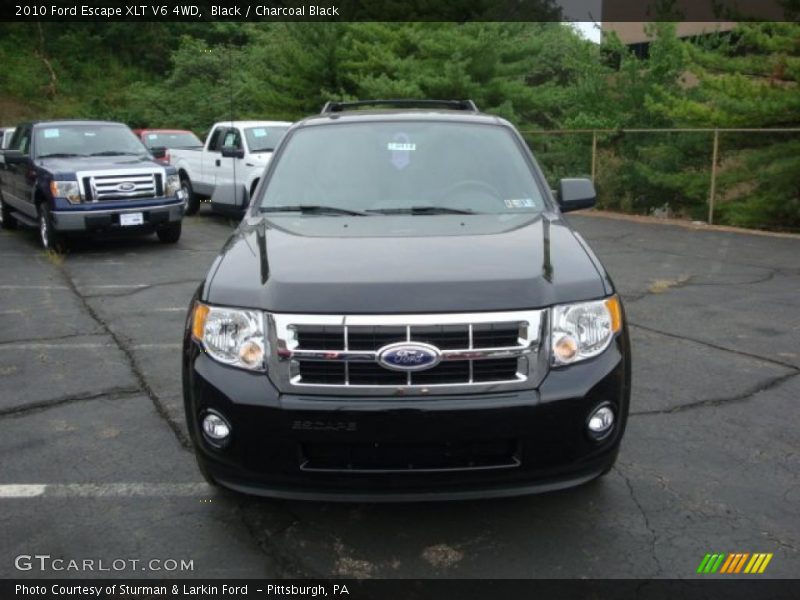 Black / Charcoal Black 2010 Ford Escape XLT V6 4WD
