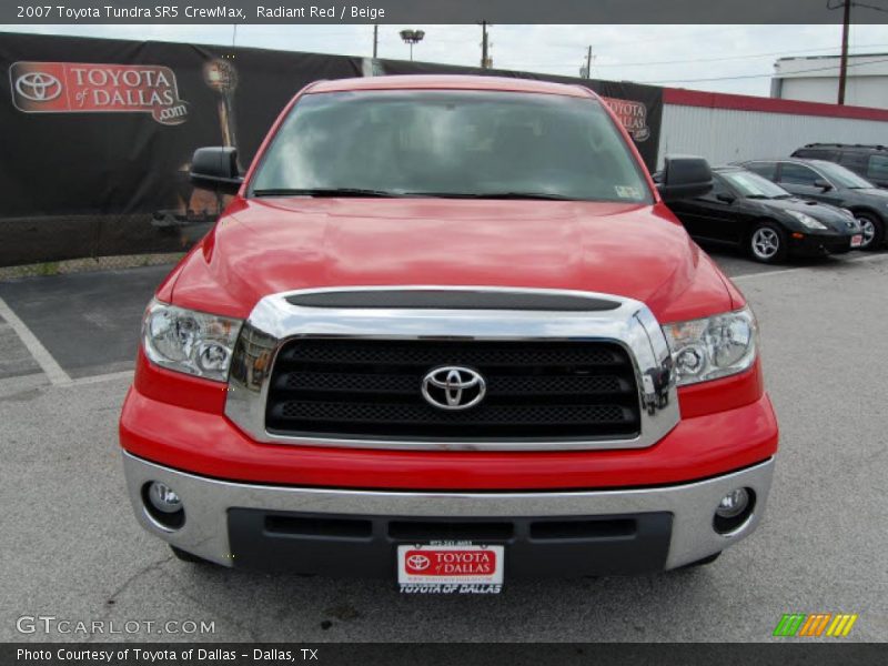 Radiant Red / Beige 2007 Toyota Tundra SR5 CrewMax