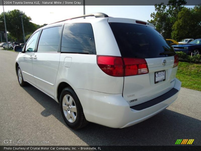 Natural White / Stone Gray 2004 Toyota Sienna XLE